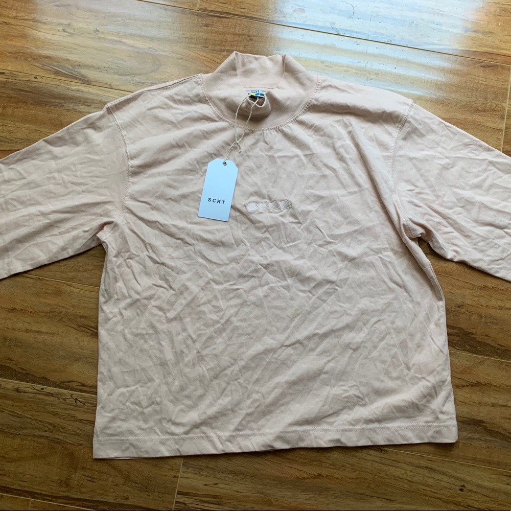 SCRT Blush Mockneck Longsleeve Tshirt